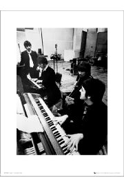 The Beatles Studio - plakat premium