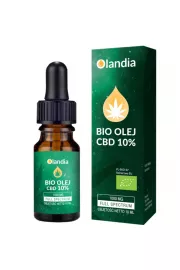 Olandia Olejek konopny 10 % (1000 mg fitoskładników) Suplement diety 10 ml Bio