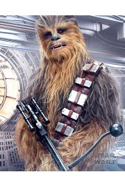 Star Wars Gwiezdne Wojny Ostatni Jedi Chewbacca Bowcaster - plakat