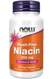 Now Foods Niacyna Witamina B3 Flush Free 250 mg Suplement diety 90 kaps.