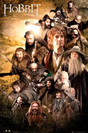 The Hobbit - Obsada - plakat 61x91,5 cm