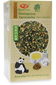 Solida Food Herbata zielona genmaicha ekspresowa 50 g bio