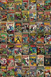 Marvel - Okadki Komiksw - plakat