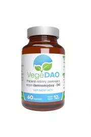 VegeDAO Preparat roślinny zawierający enzym diaminooksydazę Suplement diety 60 szt.