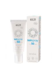 Eco Cosmetics SPF 50 Spray na soce Sensitive, z granatem i olejem z pestek maliny, 100 ml