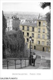 Pary Montmartre - Zakochani - plakat 61x91,5 cm