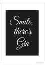 Smile Gin - plakat premium 30x40 cm