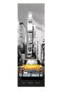 Nowy Jork taxi no 1 - plakat premium 33x95 cm