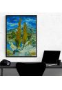 Vincent Van Gogh, The Poplars at Saint-Rmy - plakat 21x29,7 cm