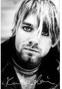 Nirvana - Kurt Cobain - Autograf - plakat