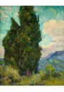 Cyprysy, Vincent van Gogh - plakat 60x80 cm