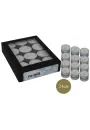 Zestaw wieca podgrzewacz tealight z wosku sojowego 24 sztuki