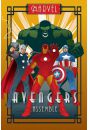 Marvel Avengers Grupa Art Deco - plakat 61x91,5 cm