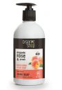 Organic Shop Organic Rose & Peach Nourishing Hand Soap odywcze mydo do rk 500 ml