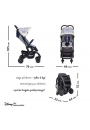 Easywalker Wzek spacerowy z osonk przeciwdeszczow Buggy XS Mickey Ornament