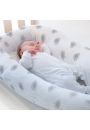 Purflo Oddychajcy materac do spania dla niemowlt, kokon - soniki