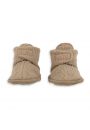 Buciki niechodki polarowe beowe Teddy Fleece Beige 3-6m