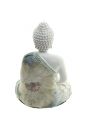 Biaa figurka kwiecistego tajskiego buddy - Medytacja