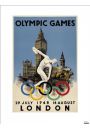 London 1948 Olympics - plakat premium 60x80 cm