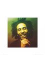 Bob Marley rasta - plakat premium 40x40 cm