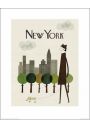 New York, Nowy Jork - plakat premium 40x50 cm