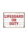 Lifeguard On Duty - plakat premium 50x40 cm