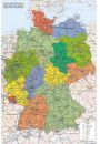 Mapa Niemiec - plakat 61x91,5 cm