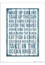 Seaside Ocean Breeze - plakat premium 40x50 cm