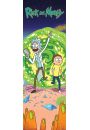 Rick and Morty Portal - plakat 53x158 cm