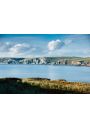 Burgh Island Cliffs - plakat premium 59,4x42 cm