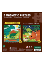 Puzzle magnetyczne Dinozaury 4+ Mudpuppy