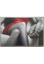 Kobieta w Czerwieni - Vogue Elegancja - plakat 91,5x61 cm