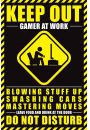 Gamer At Work - plakat 61x91,5 cm