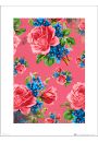 Vintage Flowers Pink - plakat premium 30x40 cm