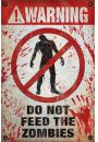 Uwaga! Nie Karmi Zombie - plakat 61x91,5 cm