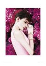Audrey Hepburn Kwiaty - plakat premium 60x80 cm