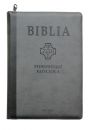 Biblia pierwszego Kocioa (PU, szara z paginatorami i suwakiem)