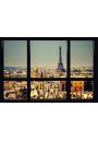 Pary- widok z okna - plakat