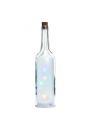 Ozdobna szklana butelka z kolorowymi diodami LED - 29cm