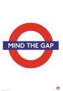 Londyn Metro Mind The Gap - plakat 61x91,5 cm