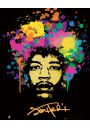 Jimi Hendrix Splatteres - plakat 40x50 cm