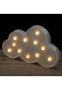 Dekoracja LED - Biaa chmura