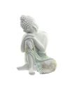 Biaa figurka kwiecistego tajskiego buddy - Kontemplacja