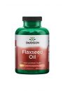 Swanson Flaxseed Oil 1000 mg - suplement diety 200 kaps.