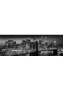 Nowy Jork - Manhattan Noc - plakat 91,5x30,5 cm