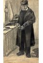 Man Polishing a Boot, Vincent van Gogh - plakat 42x59,4 cm