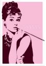 Audrey Hepburn Cigarello - plakat 61x91,5 cm