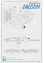 Star Wars Gwiezdne Wojny Przebudzenie Mocy Sok Millenium Schemat Budowy - plakat 61x91,5 cm