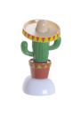 Kaktus w sombrero na bateri soneczn