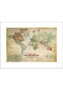 Mapa wiata British Empire - plakat premium 40x30 cm